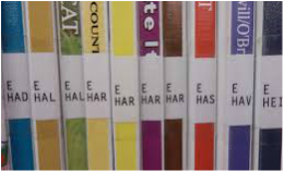 photo of everybody books shelved in alphabetical order 